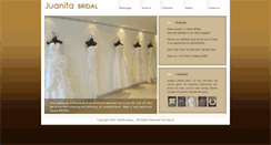 Desktop Screenshot of juanitabridal.com.au